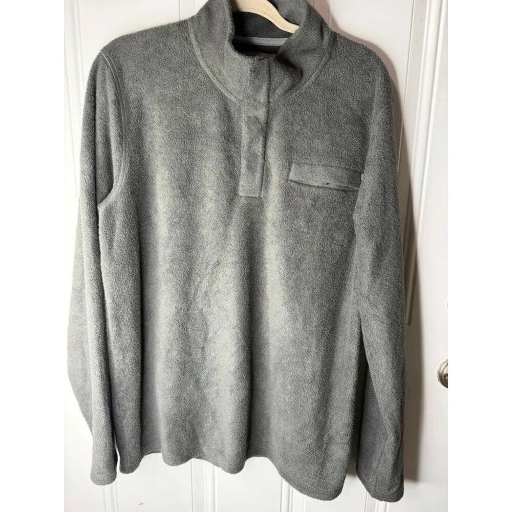 Free Fly Men’s Fleece Pullover Gray Size Large